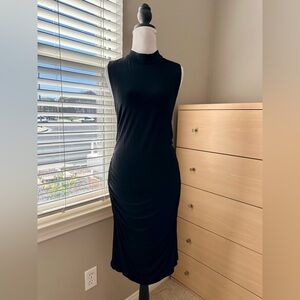 INC International Concepts Black Midi Dress